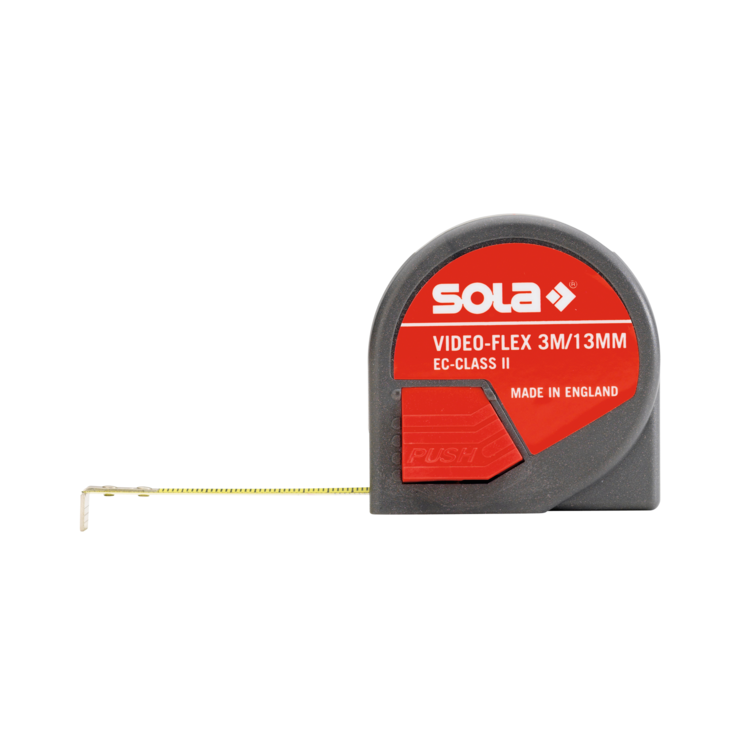 SOLA Rollmeter (13 mm) Video-Flex  VF 3 m