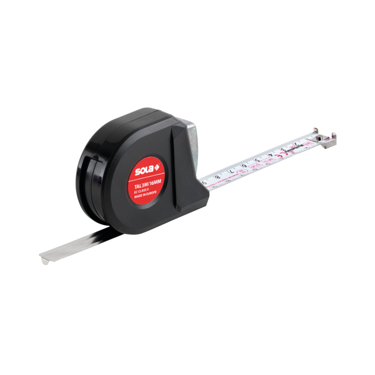 SOLA Rollmeter (16 mm) Talmeter TAL 2 m