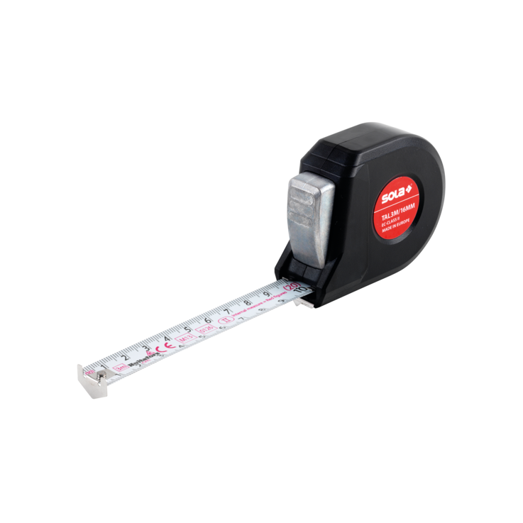 SOLA Rollmeter (16 mm) Talmeter TAL 2 m