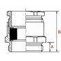 Kabelverschraubung DIN 46320-C4-MS sechskant (PG) EH= 10 Stk.