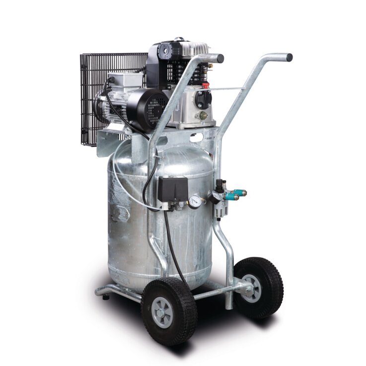 AIRCRAFT Mobiler Kolbenkompressor mit Riemenantrieb AIRPROFI 503/90 V