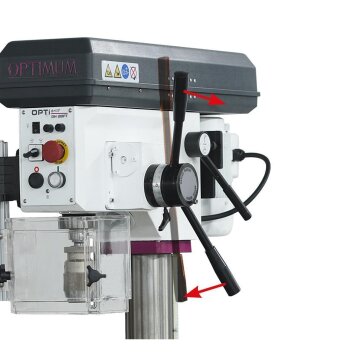 OPTIMUM Tischbohrmaschine OPTIdrill DH 24FT Aktions-Set...