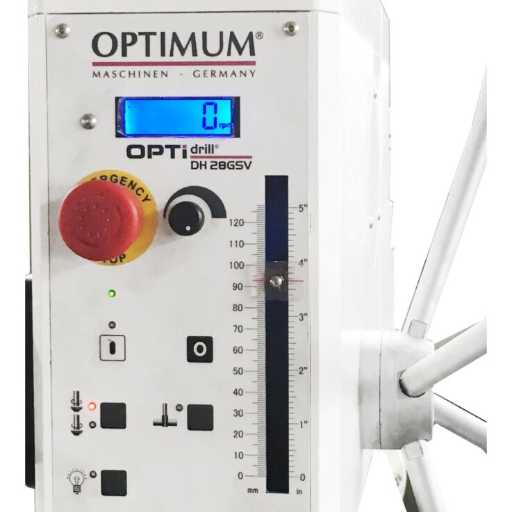 OPTIMUM Säulenbohrmaschine OPTIdrill DH 28GSV