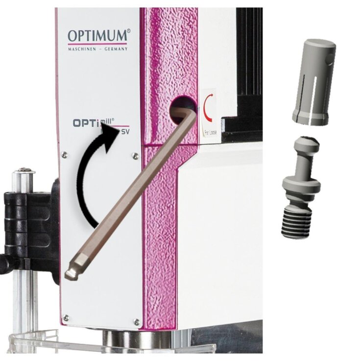 OPTIMUM Fräsmaschine OPTImill MB 4