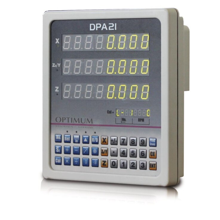 OPTIMUM Leit- und Zugspindel-Drehmaschine OPTIturn TH3309V