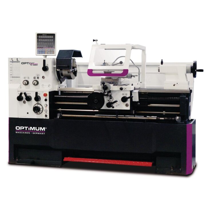 OPTIMUM Präzisions-Leit- und Zugspindeldrehmaschine OPTIturn TH 4615V