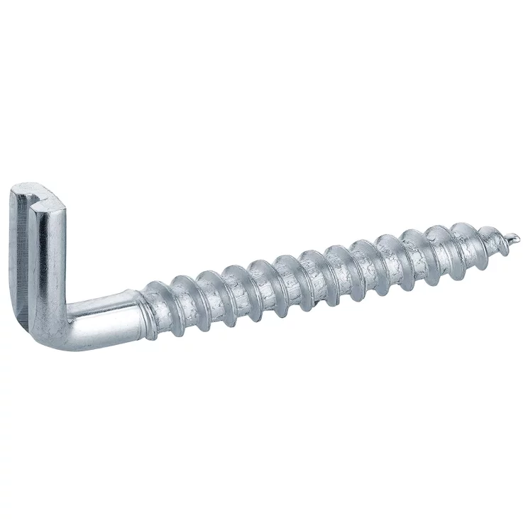 Schraubhaken gerade mit Schlitz  Hakenschraube galvanisch verzinkt, Wandhaken, 5,8 x 50 mm