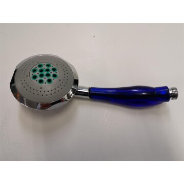 Multifunktionshandbrause Chrom / blau