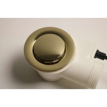 Badewannen Ab- und Überlaufgarnitur messing