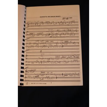 Zivkovic-Quintetto per Cinque Solisti Op. 18(S) OS