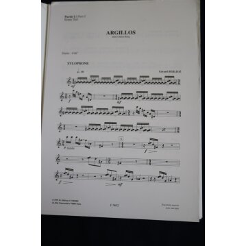 Gerard Berlioz Argillos Quatur pour Percussion