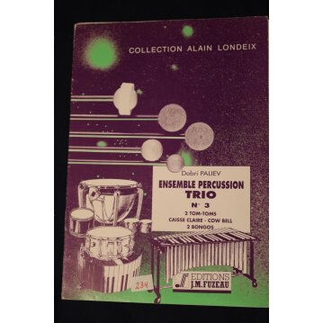 Collection Alain Londeix Ensemble Percussion Trio