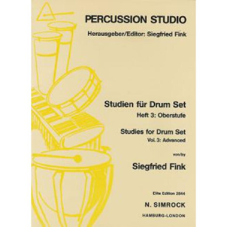 Studien für Drum Set Heft 3 Oberstufe