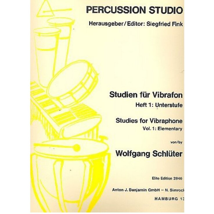 Percussion Studio - Studien für Vibrafon Heft 1 Unterstufe