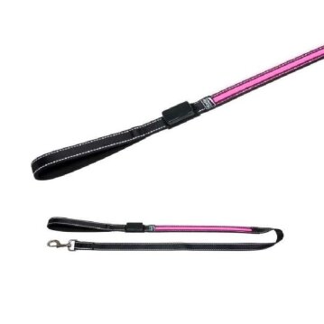 KARLIE Flamingo oLED Leine mit USB Ladegerät Pink 126 cm*25 mm (L/XL)