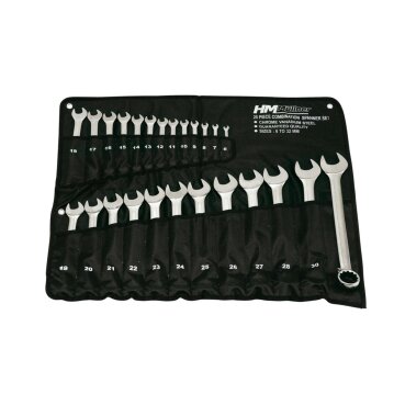HM-M&Uuml;LLNER Ring-Gabelschl&uuml;sselsatz, 25-tlg., 6...