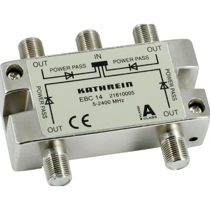 KATHREIN EBC 14 F-Verteiler 4fach, mit Entkopplungsdioden