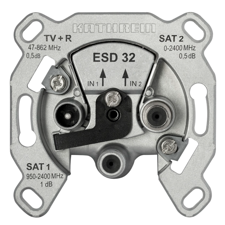 KATHREIN ESD 32 Einzelanschlussdose, 3fach
