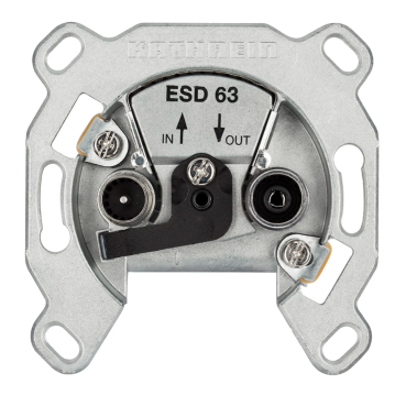 KATHREIN ESD 63 Durchschleifdose, 2fach