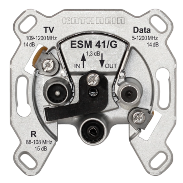 KATHREIN ESM 41/G Modem-Durchschleifdose, 3fach