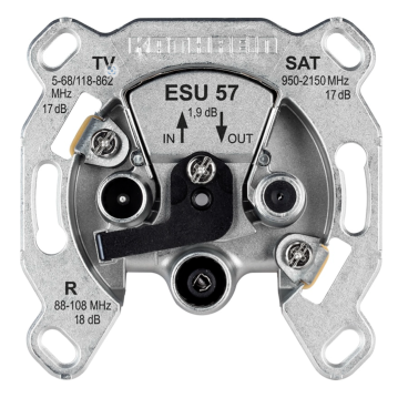 KATHREIN ESU 57 Durchschleifdose-Einkabelsystem, 3fach