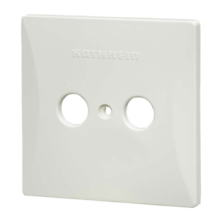KATHREIN ESZ 52 Abdeckplatte 2-Loch