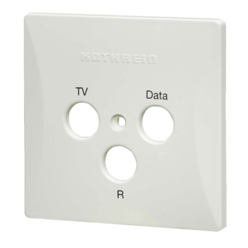 KATHREIN ESZ 54 Abdeckplatte 3-Loch f&uuml;r Modem-Steckdose