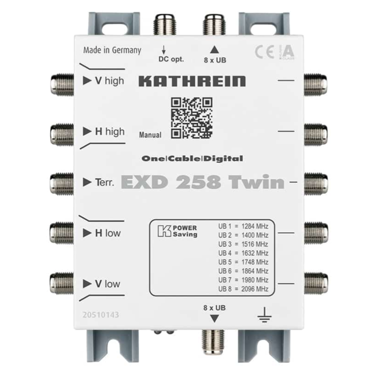 KATHREIN EXD 258 Twin Einkabel-Multischalter