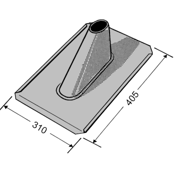 KATHREIN ZTB 42 Dachabdeckblech, Ø 48 mm