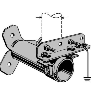 KATHREIN ZTI 01 Mast-Abstandshalter, Ø: 32 - 60 mm