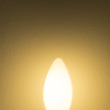 ISOLED E14 LED Kerze, 2W, milky, warmweiß, dimmbar