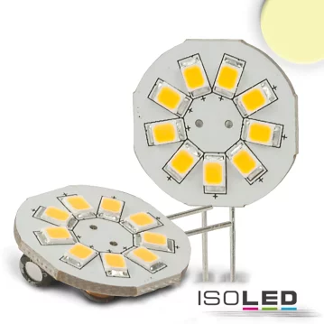 ISOLED G4 LED 9SMD, 1,5W, warmwei&szlig;, Pin seitlich