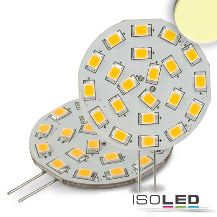 ISOLED G4 LED 21SMD, 3W, warmweiß, Pin seitlich