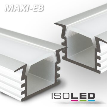 LED Einbauprofil MAXI-EB10, eloxiert L: 200cm