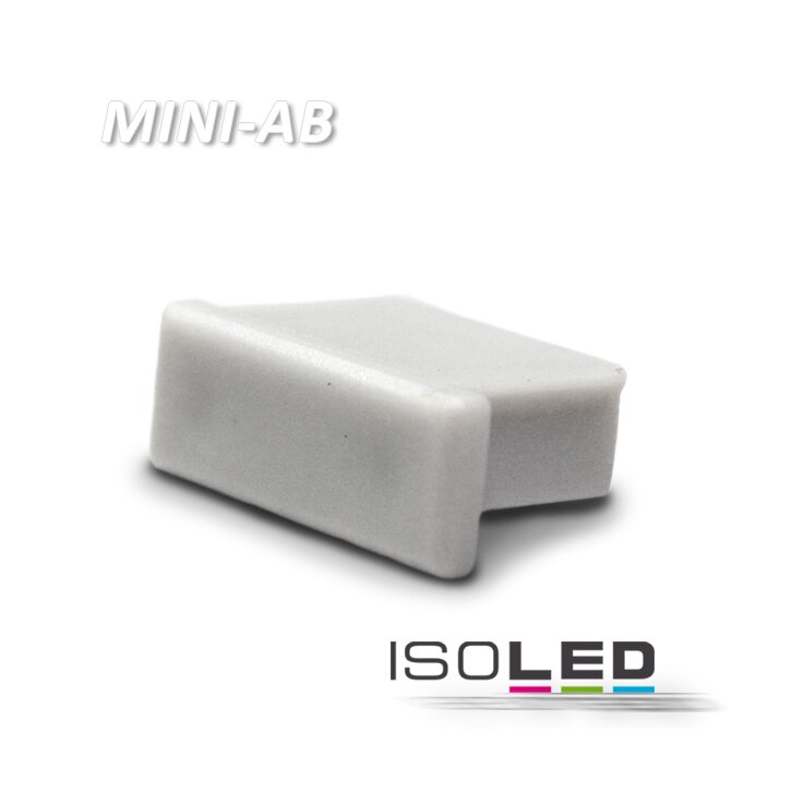 Endkappe für Profil MINI-AB10 silber