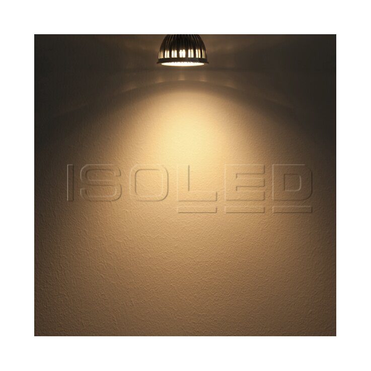 ISOLED GU10 LED Strahler 5,5W COB, 70°, warmweiß, dimmbar