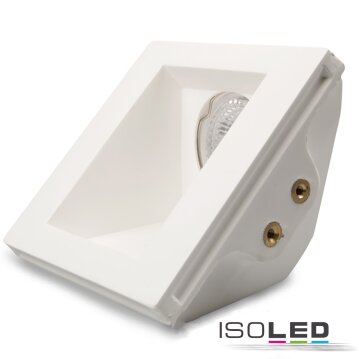 ISOLED Gips-Einbaustrahler GU5.3, quadratisch,...
