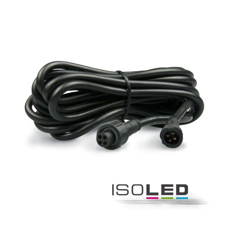 Verbindungskabel 4-polig, L: 2500mm, IP65 für Kabelsystem und Slim Out Serie