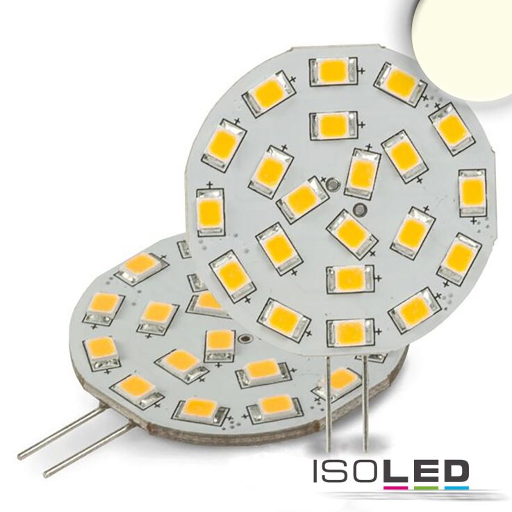 ISOLED G4 LED 21SMD, 3W, neutralweiß, Pin seitlich