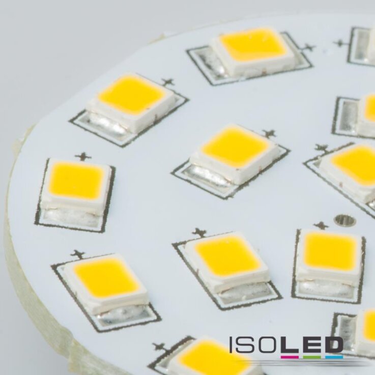 ISOLED G4 LED 21SMD, 3W, neutralweiß, Pin seitlich