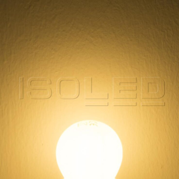 ISOLED E14 LED Illu, 4W, milky, warmweiß, dimmbar