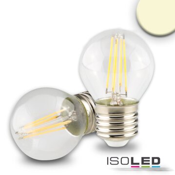 ISOLED E27 LED Illu, 4W, klar, warmwei&szlig;, dimmbar