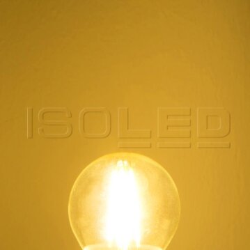 ISOLED E27 LED Illu, 4W, klar, warmweiß, dimmbar