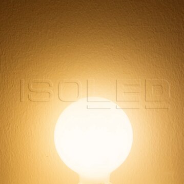 ISOLED E27 LED Globe G95, 8W, 360°, milky,...