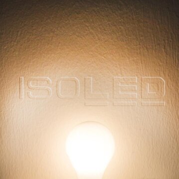 ISOLED E27 LED Birne, 8W, milky, neutralweiß, dimmbar