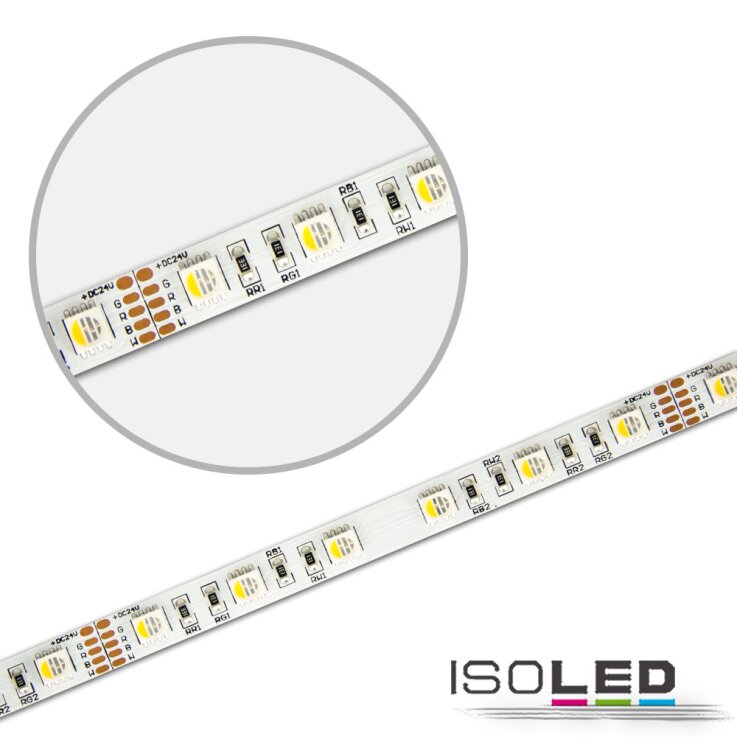 ISOLED SIL RGB+WW Flexband, 24V, 19W, IP20, 4in1 Chip