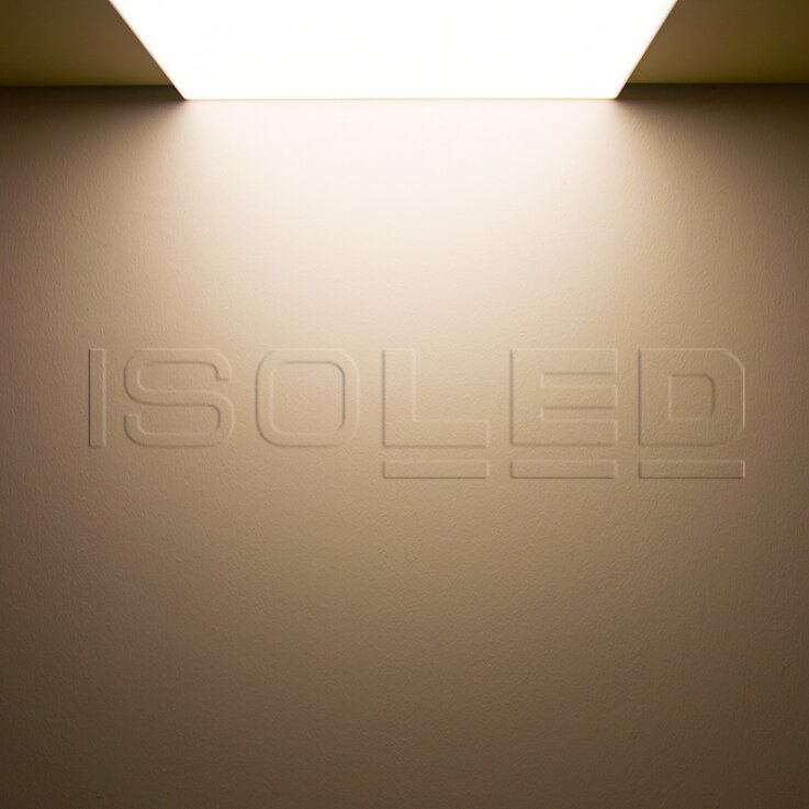 ISOLED LED Panel frameless, 600 diffus, 50W, warmweiß, 1-10V dimmbar