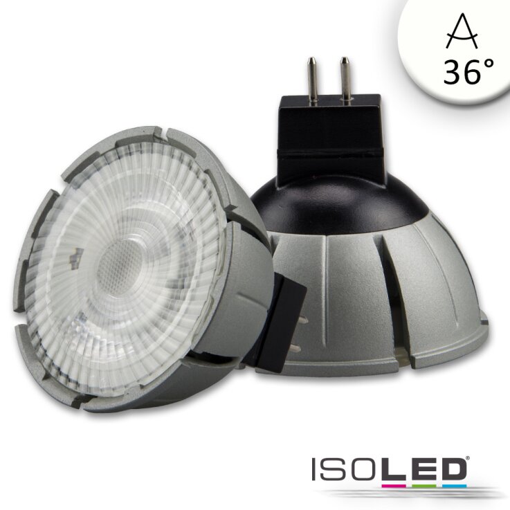 ISOLED MR16 Vollspektrum LED Strahler 7W COB, 36°, 4000K, dimmbar