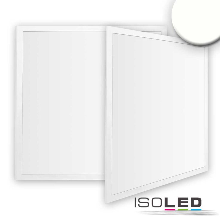 ISOLED LED Panel ECO Line 625 diffus, 40W, Rahmen weiß, neutralweiß