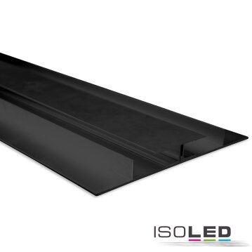 LED Trockenbauleuchte Planar, schwarz eloxiert RAL 9005...